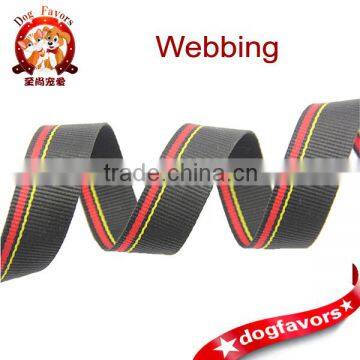 Antibacterial and antifungal polyester multicolor webbing,Environmental certification webbing.