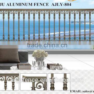 China manufacturer of decorative aluminum balcony fence designs AJLY-804