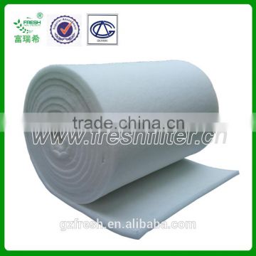 Guangzhou factory 22mm white coarse air filter cotton for ventilation system