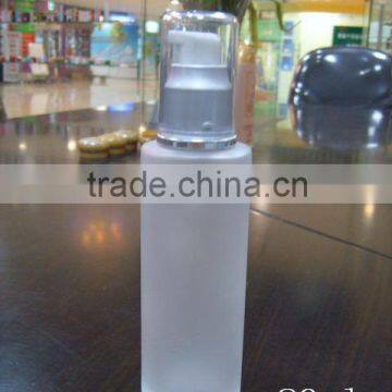 80ml frosted Cosmetics bottles with pump(JX-CB027)