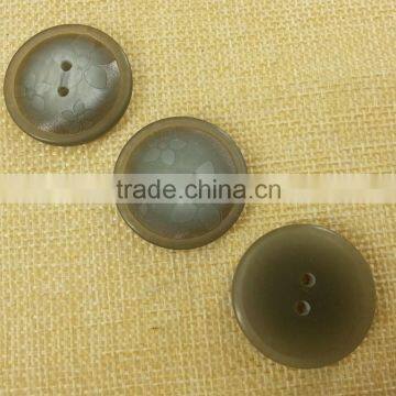 Laser Logo Resin Button --FB007 photo-2