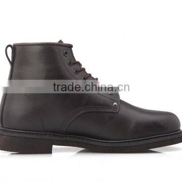 Action Leather Work Boots/2015-fashion Stylish Leather Boot Lace up Safety Shoes for Men photo-5