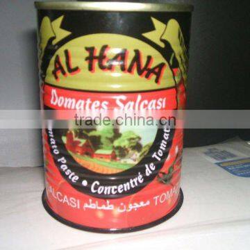 850G cold break canned tomato paste to tomato sauce with best price