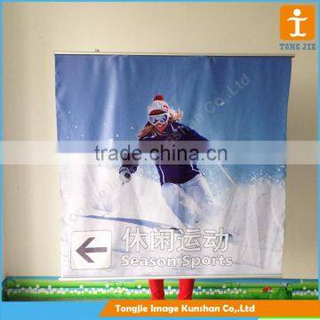 Hanging double sided digital printing vinyl banner roll