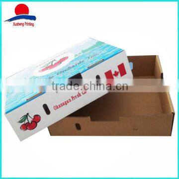 High Quality Carton Box Recycling, Fresh Fruit Box For Cherries