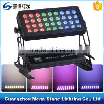 outdoor building decoration lights 36x10w 4in1 rgbw dmx led wall washer light