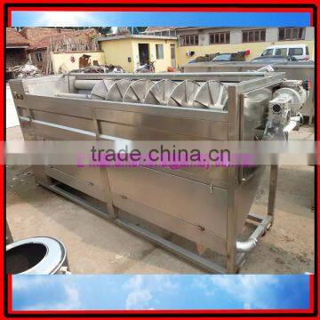 Spiral Type Potato Washer and Peeler|Large Model Ginger Peeling Machine