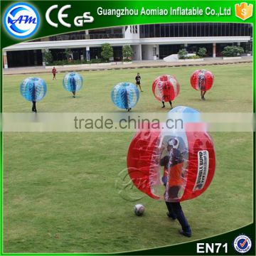 New design crazy sport half color tpu bubble soccer bubble ball for sale