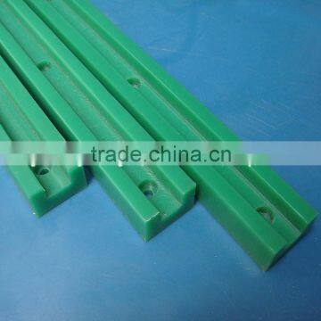 wholesale engineering palstic CNC machined plastic PE500 linear guide rail