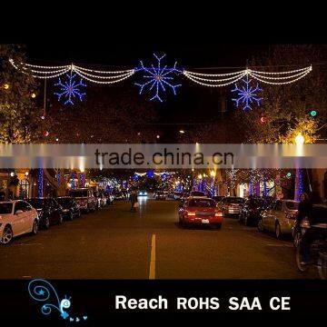 Led snowflake lights street decoration pole lights outdoor Christmas decoration LED Motif Lights