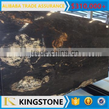 imported black granite cosmic titanium black slab