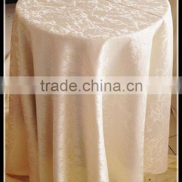 Good Quality Cotton Feeling Jacquard Tablecloth for Wedding Party