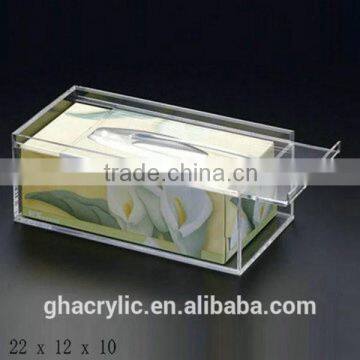 GH-RZ561 Customized Design Cute Acrylic Tissue Box Covers ,modern Acrylic Tissue Box Cover photo-4