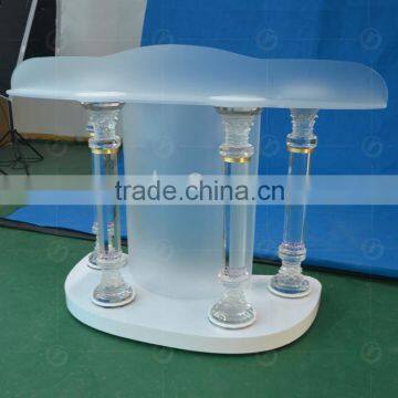 Elegant Design Transparent Acrylic Church Pulpit With Custom Logo Supplier's Choice photo-5