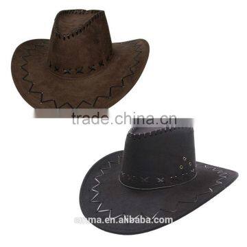 Adult hot sale american folding cowboy hat for party decoration HT2055