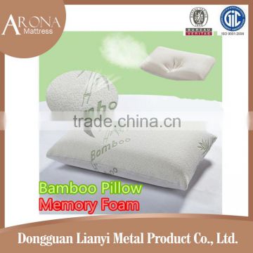 hot sale ventilate king size bamboo fabric memory foam pillow