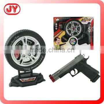 Promotional plastic electric toy police gun set