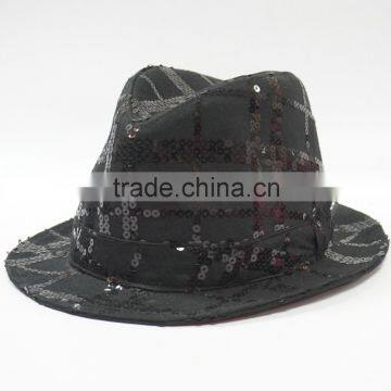 custom design felt hat with sequin