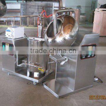 Fully stainless steel wide output range candy sugar coating machine