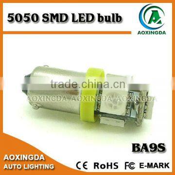 12V 5050 chip yellow amber bayonet BA9S LED bulb