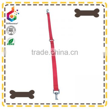 Red double traction rope pet nylon dog leash