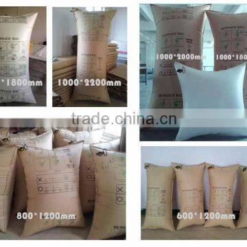 inflatable and flexible dunnage bag for container