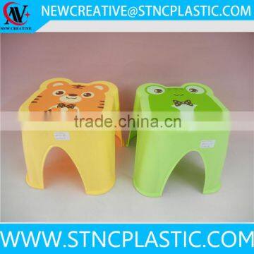 cute cartoon kids plastic sitting stool step stool