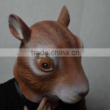 Halloween decoration Resin Face Mask Squirrel Mask Adult Party Masquerade Latex Mask