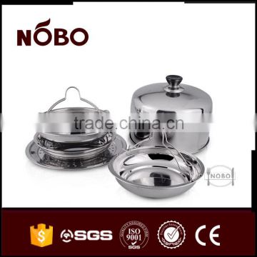 multi functional steamer pot with steel lid