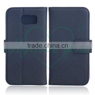 Guangzhou OEM Factory Leather Phone Folio Case for Samsung Galaxy S6 photo-3