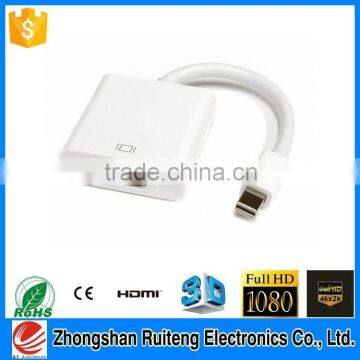 Vision 2015 newest mini displayport to HDMI VGA female adapter in white