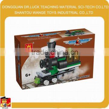 Plastic building blocks toys Train Block Set