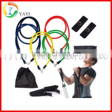 Wholesale 11 Piece Resistance Band Set with Exercise Tubes                        
                                                Quality Choice