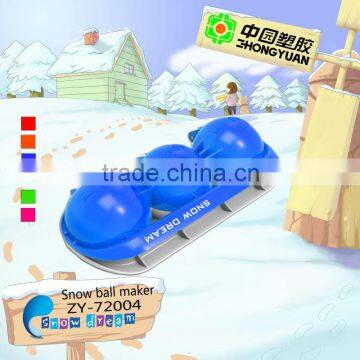 Children's cartoon snowball maker players