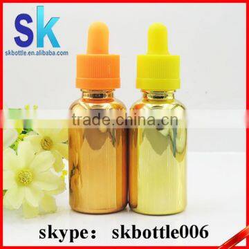 30ml gold glass dropper bottles for e juice