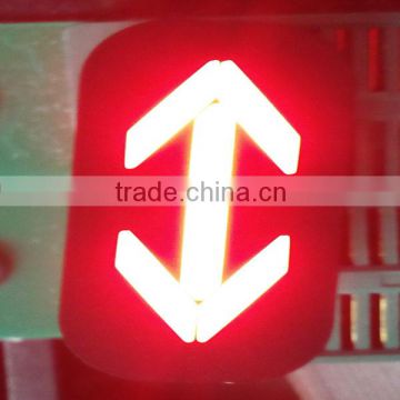 Led elevator arrow mark with red color