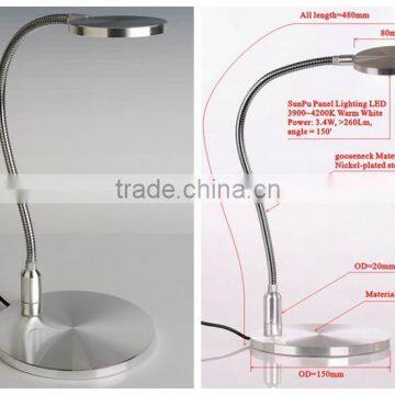 The Best Price for the Professional Flexible Gooseneck Hotel Bedside Lamp With Cool Touch Switch photo-5