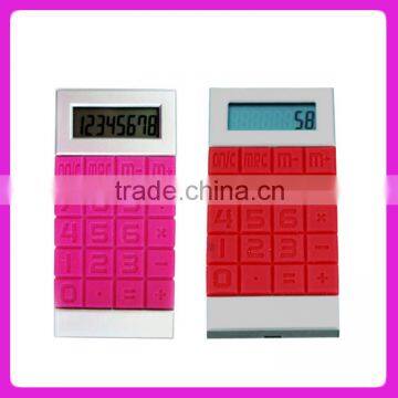 Hot sale silicone calculator,electronic pocket calculato