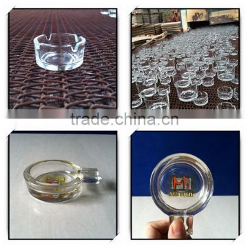 Hot stamping glass ashtray dahua DH558