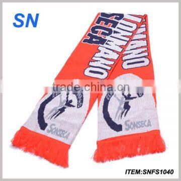 100% acrylic knitted scarf