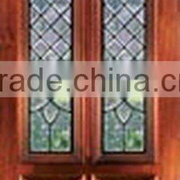 Two Lites Glass Interior Door Designs For House DJ-S5422M