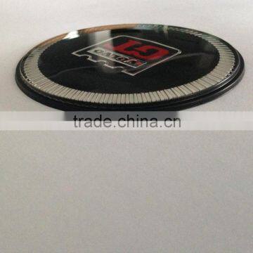 Manufacturer 3D Chrome Plating Round Acrylic Sign for Car photo-3