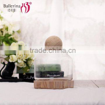 Handmade Clear Glass Planter photo-4