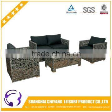 rattan living room sofa set