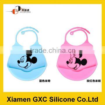 Mickey silicone baby bib