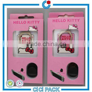 CMYK printing paper ring hook boxes packaging wholesale