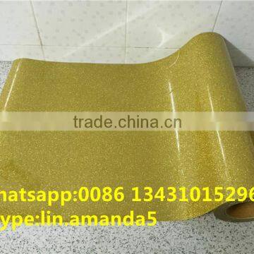 korea quality heat transfer vinyl glitter flex