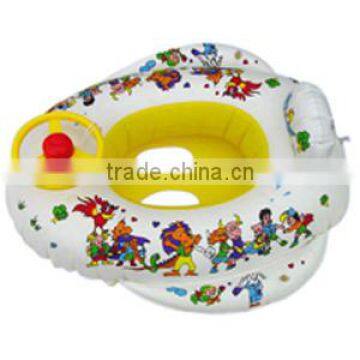 baby swimming boat/pvc swimming boat for kids/inflatable cartoon boat for kids