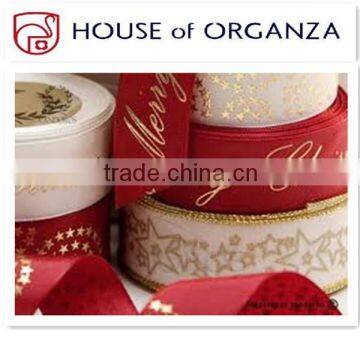 Wholesale Beautiful Christmas Ribbon for Decoration