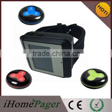 Catering calling system wirst watch pager